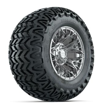 Set of (4) 12 in GTW¬Æ Stellar Chrome Wheels with 23x10.5-12 Predator All-Terrain Tires