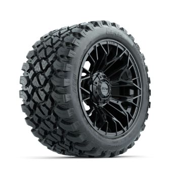 Set of (4) 14 in GTW¬Æ Stellar Black Wheels with 23x10-R14 Nomad All-Terrain Tires