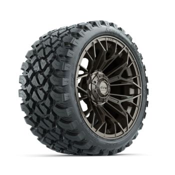 Set of (4) 15 in GTW¬Æ Stellar Matte Bronze Wheels with 23x10-R15 Nomad All-Terrain Tires