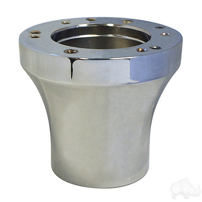 RHOX Steering Wheel Adapter, Chrome, Club Car Tempo, Onward, Precedent