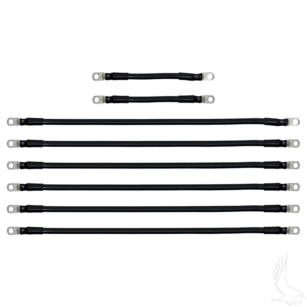 Battery Cable SET, Includes (1) 15" 3/8 (5) 15" 5/16 (1) 6" 3/8 (1) 6" 5/16 4 Gauge, PDS