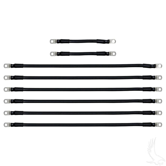 Battery Cable SET, Includes (1) 15" 3/8 (5) 15" 5/16 (1) 6" 3/8 (1) 6" 5/16 4 Gauge, PDS