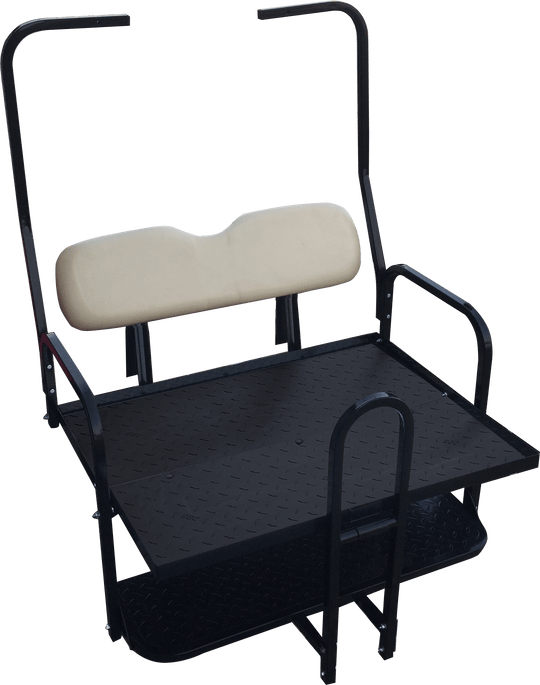 NOMAD Rear Flip Seat – Club Car DS (1982-2000.5) / Buff Cushion Set