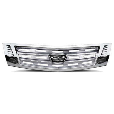 DoubleTake Grille, Phoenix, Slotted, Chrome/Chrome, EZGO RXV 08+, Yamaha Drive2