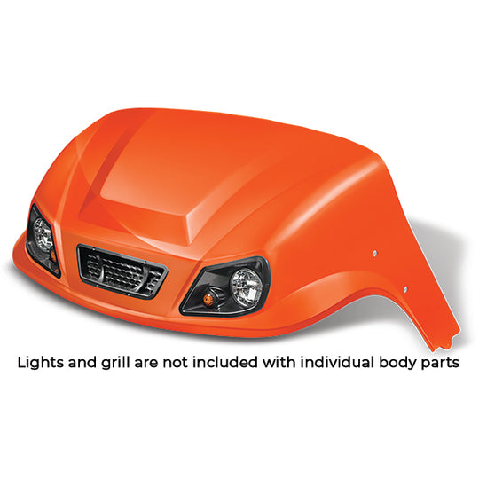 DoubleTake Titan Front Cowl, EZGO TXT 96+, Orange