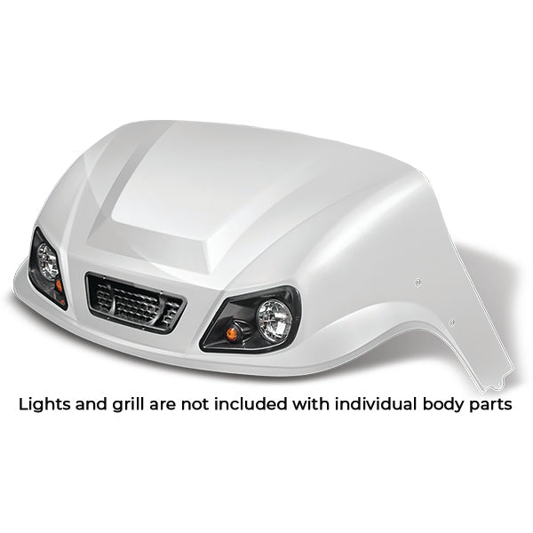 DoubleTake Titan Front Cowl, EZGO TXT 96+, Pearl