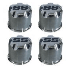 SGC Center Cap – Chrome color – Black SS logo