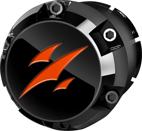 SGC Center Cap – Black color – Orange logo