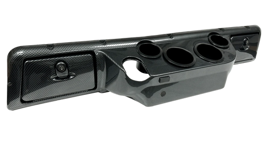 SGC Club Car DS Replacement Carbon Fiber Dashboard w/ Locking Glove Boxes (1982-up)