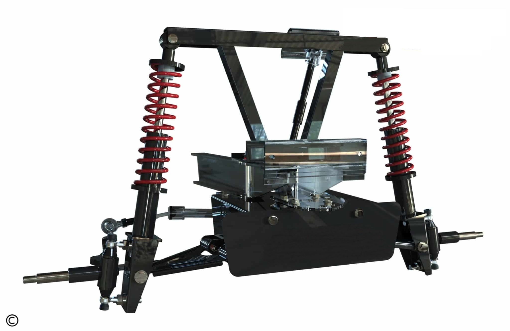 Lift Kit – 6″ Heavy Duty Built-In Coil-Over Shocks A-Arm for Club Car DS (2004-2006) - LKDS05