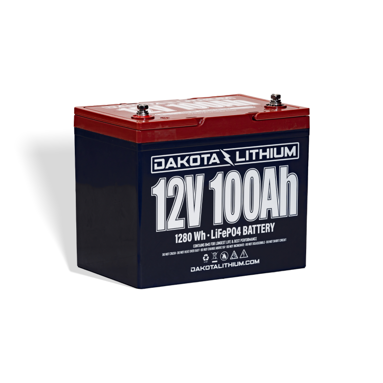 DAKOTA LITHIUM 12V 100AH DEEP CYCLE MARINE TROLLING MOTOR BATTERY