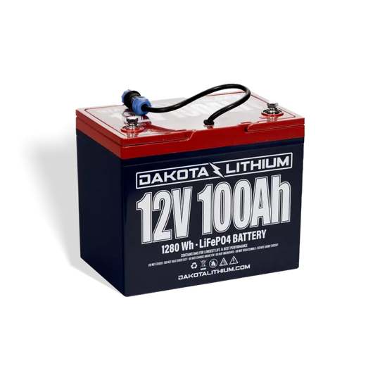 Dakota Lithium 12v 100Ah Deep Cycle LiFePO4 Battery with CAN Bus