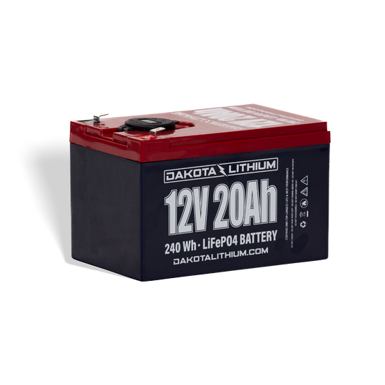 12V 20Ah USB Deep Cycle LiFePO4 Battery