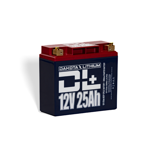 Dakota Lithium+ 12v 25Ah 300cca Battery