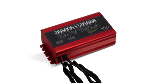 Dakota Lithium Ultra Fast 24V 20A Waterproof Dakota Lithium LiFePO4 Onboard Battery Charger