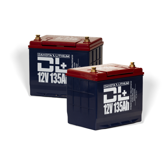 DL+ 24V 135Ah Dual Purpose Trolling Motor Battery Set
