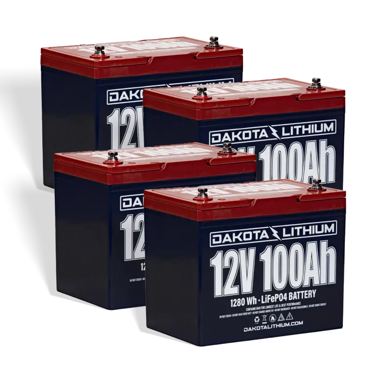 Dakota Lithium 48V 100Ah LiFePO4 Deep Cycle Battery Set