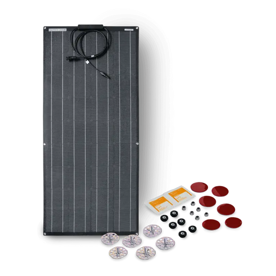DAKOTA LITHIUM 100-WATT FLEXIBLE MARINE SOLAR PANEL KIT