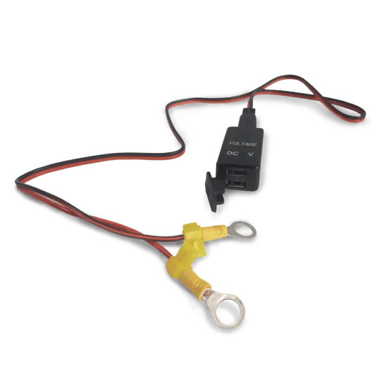 USB Phone Charger, Voltmeter, & Terminal Adapter Wiring Kit