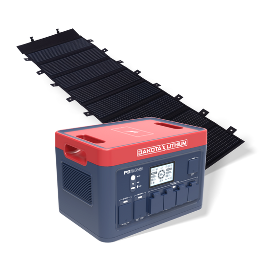 DAKOTA LITHIUM PS2400 PORTABLE POWER STATION & SOLAR GENERATOR
