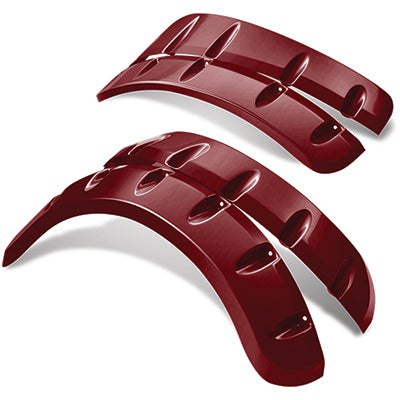 DoubleTake Fender Flare Set for Titan Body, EZGO 96+, Burgundy