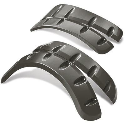 DoubleTake Fender Flare Set for Titan Body, EZGO 96+, Graphite