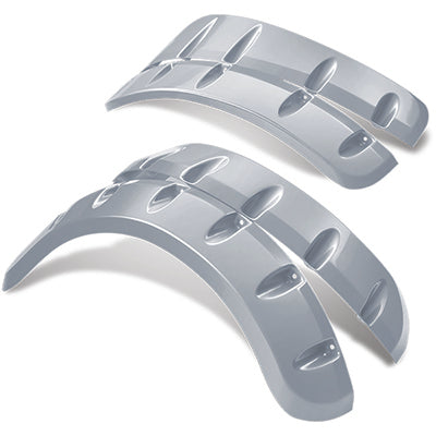 DoubleTake Fender Flare Set for Titan Body, EZGO 96+, Silver