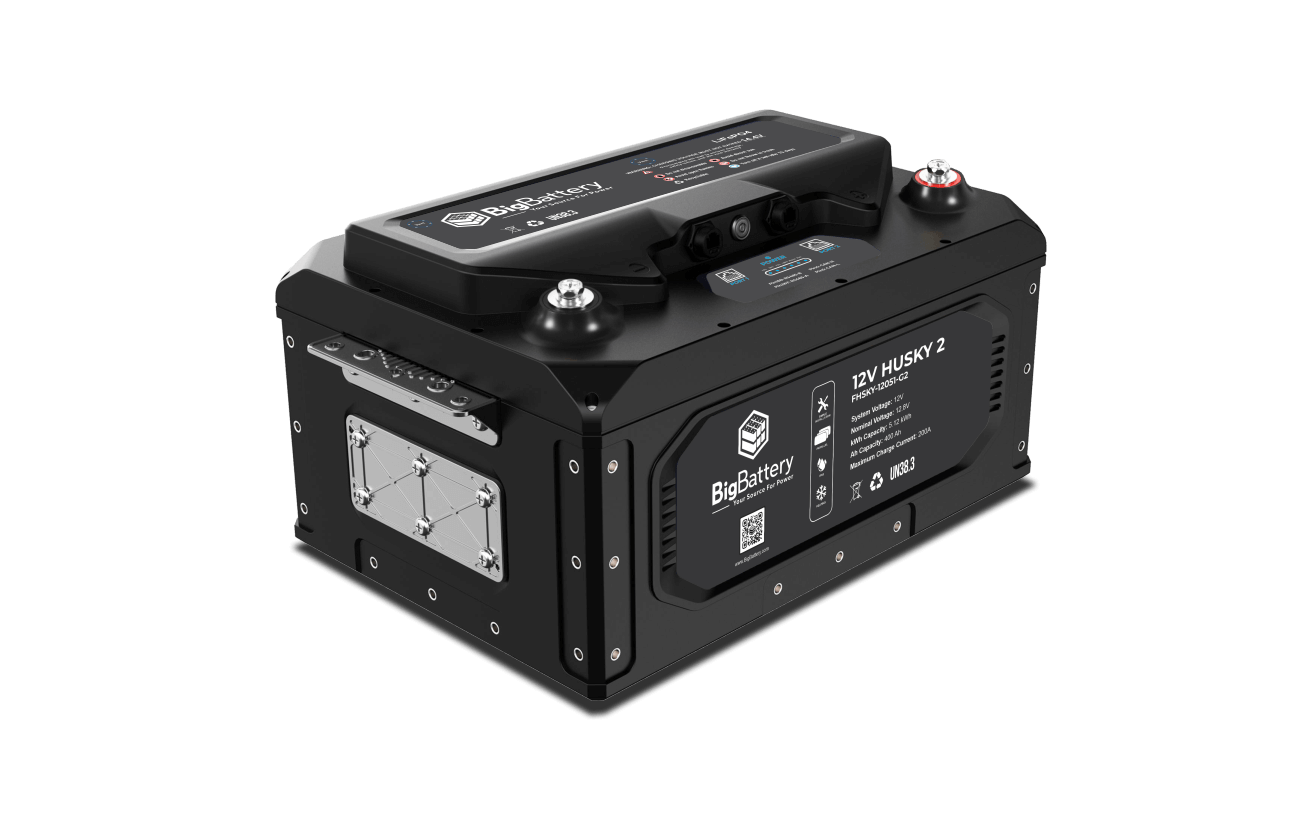 Big Battery 12V HUSKY 2 – LiFePO4 – 400Ah – 5.12kWh