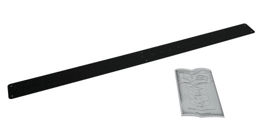 Kick Plate Black Powder Coated Aluminum Diamond Plate for Yamaha G29 (Drive) - KPYM01