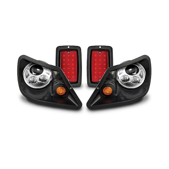 DoubleTake Spartan/Titan Standard LED Light Kit, EZGo TXT 94+, Club Car DS Style 00+