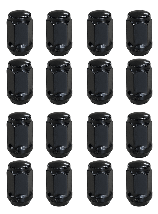 Lug Nuts – METRIC (12mm-1.25) – Color Black - LN0005