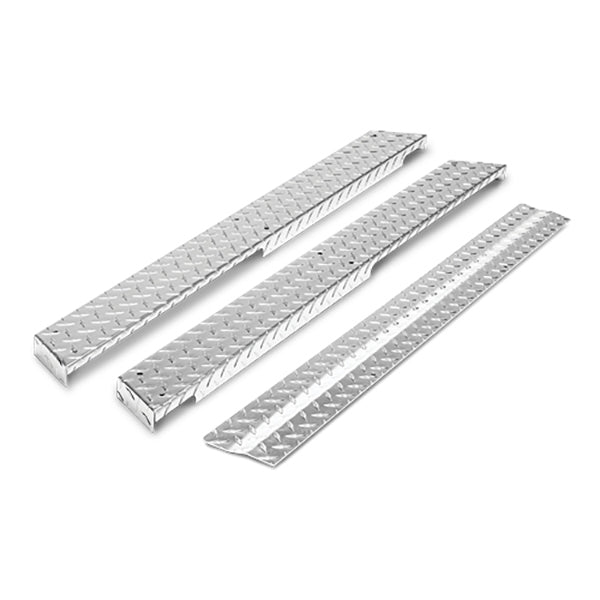 DoubleTake Trim Kit with Rocker Panel Set and Kick Plate, Diamond Plate, Silverwolf