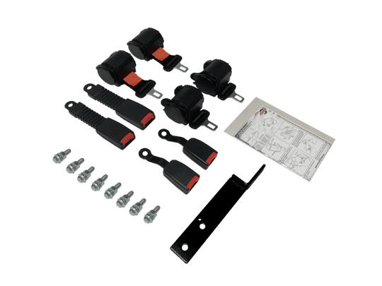 Seat Belt – Retractable w/Brackets (SET OF 4) - SB0001