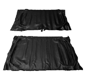 Front Seat Cushion Cover Set – Black for EZGO TXT - SCTX04