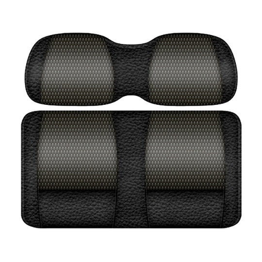 DoubleTake Veranda Front Cushion Set, Club Car DS Style 00+, Black/Graphite