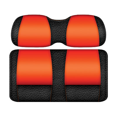 DoubleTake Veranda Front Cushion Set, Club Car Precedent 04+, Black/Orange