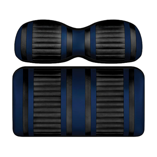 DoubleTake Extreme Front Cushion Set, E-Z-Go TXT 96+, Black/Navy