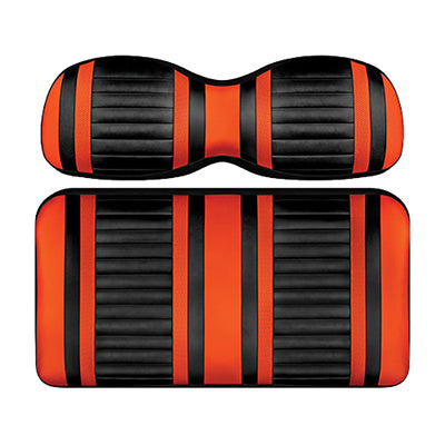 DoubleTake Extreme Front Cushion Set, Club Car Precedent 04+, Black/Orange