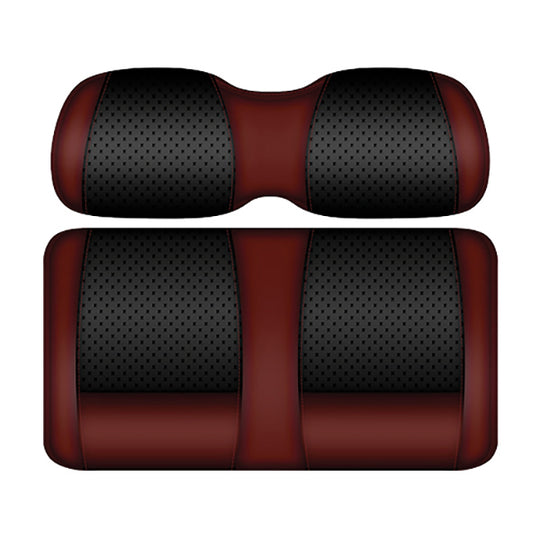DoubleTake Clubhouse Front Cushion Set, Club Car Precedent 04+, Black/Burgundy