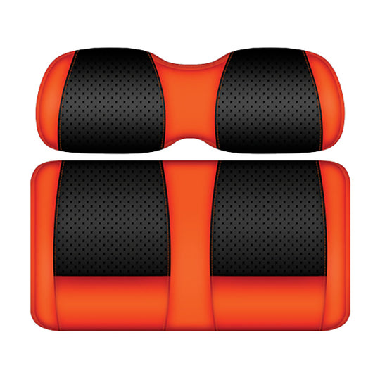 DoubleTake Clubhouse Front Cushion Set, Club Car Precedent 04+, Black/Orange
