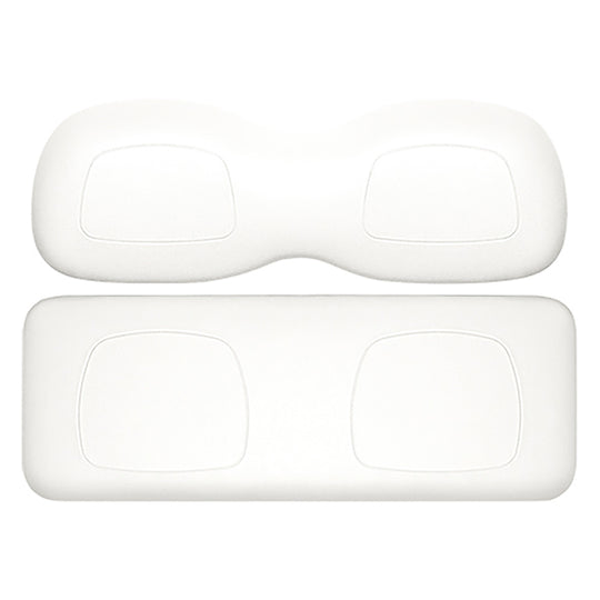 DoubleTake Classic Rear Cushion Set, E-Z-Go RXV/TXT 96+, Club Car DS, White