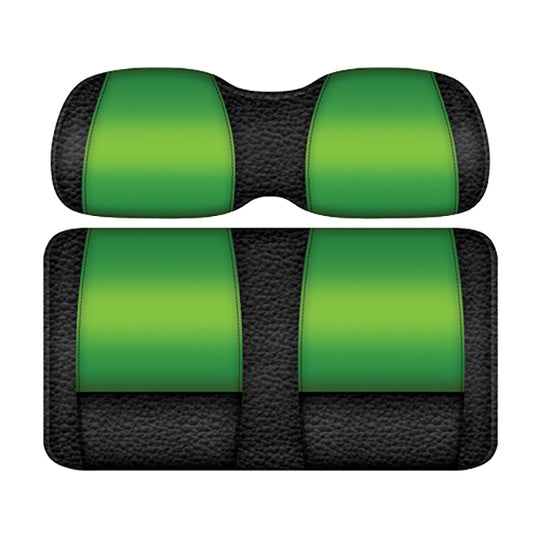 DoubleTake Veranda Rear Cushion Set, Universal, Black/Lime