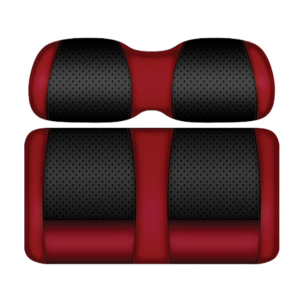DoubleTake Clubhouse Rear Cushion Set, Universal, Black/Ruby