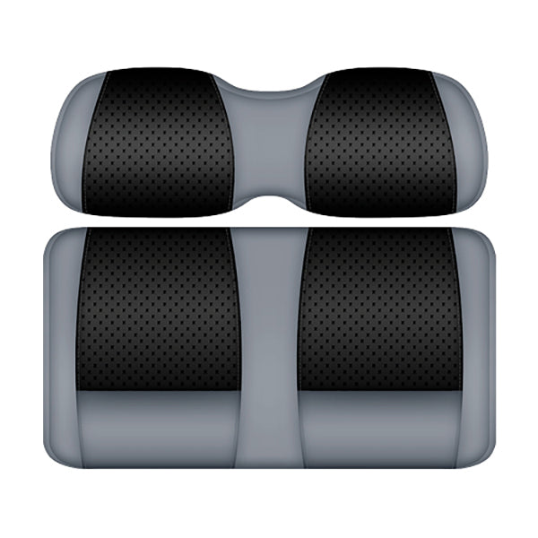 DoubleTake Clubhouse Rear Cushion Set, Universal, Black/Silver