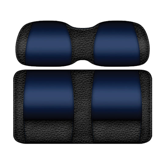 DoubleTake Veranda Seat Pod Cushion Set, E-Z-Go TXT 96+, Black/Navy