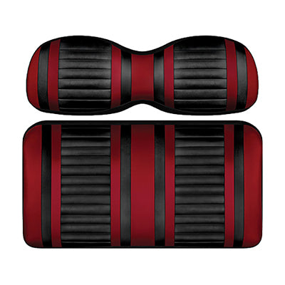 DoubleTake Extreme Seat Pod Cushion Set, Club Car DS Style 00+, Black/Ruby