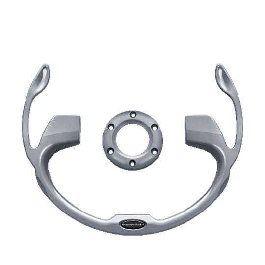 DoubleTake Pilot Steering Wheel Inserts, Universal, Silver