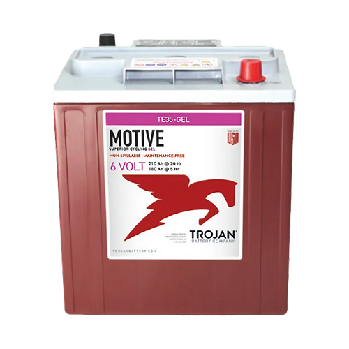Trojan Motive TE35-GEL 210Ah 6VDC Group DIM Deep-Cycle Gel Battery
