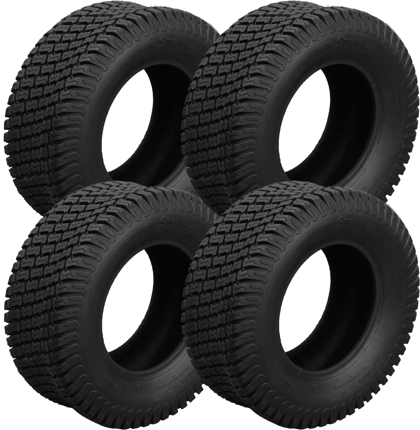 STEELENG 23″x10.5″12″ Turf Tire (SET OF 4) Golf Cart Geeks