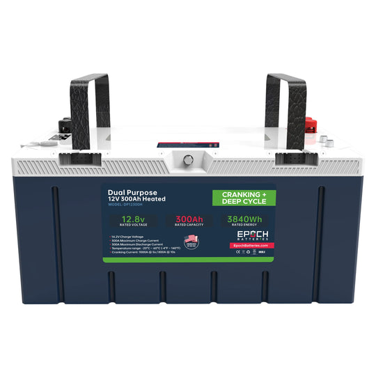 12V 300Ah Pro Series - LiFePO4 Cranking & Deep Cycle Lithium Battery (Dual Purpose)